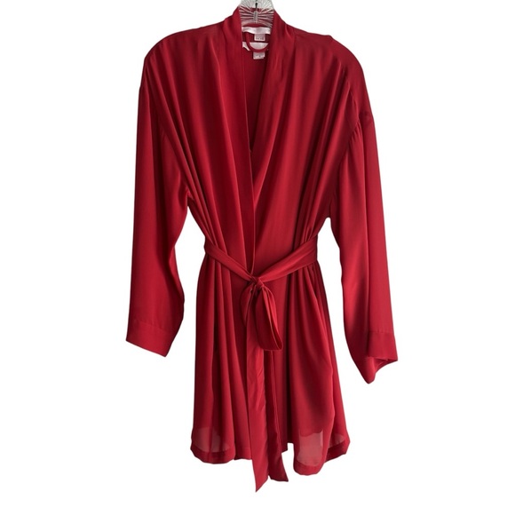 VICTORIA's SECRET Nightie / Robe Set in Cienna (Rust) Size Medium -- SEXY!!! - Picture 1 of 7
